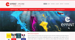 Desktop Screenshot of eprintdps.com